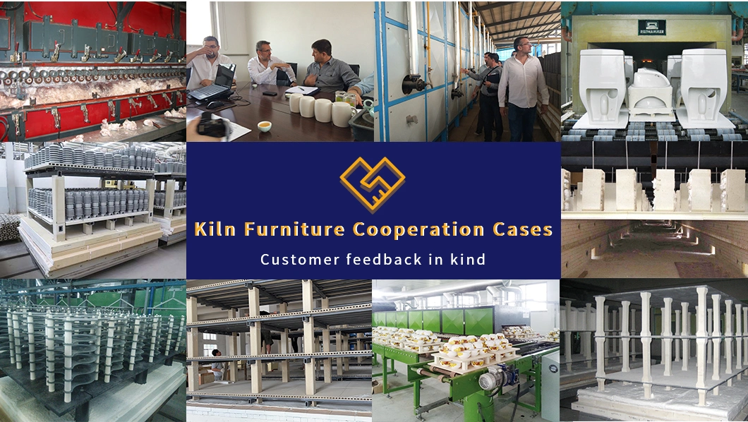 Factory Manufactured Extremely Thermal Shock Resistant Cordierite Refractory Kiln Furniture