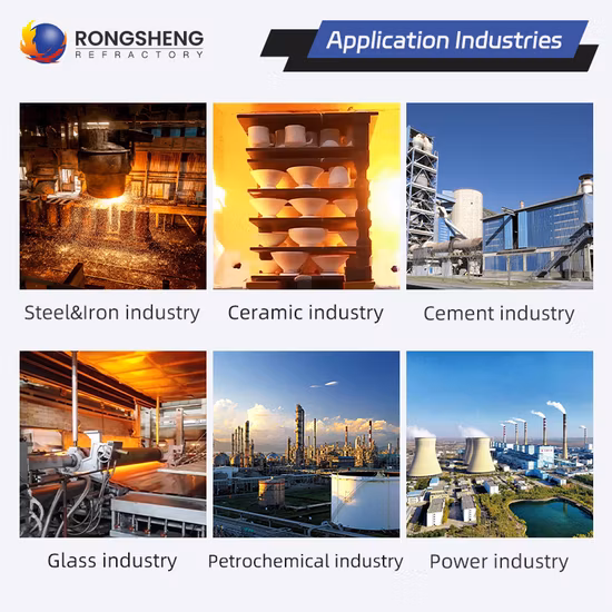 High Strength Unshaped Refractory Material of Alumina Refractory Castable